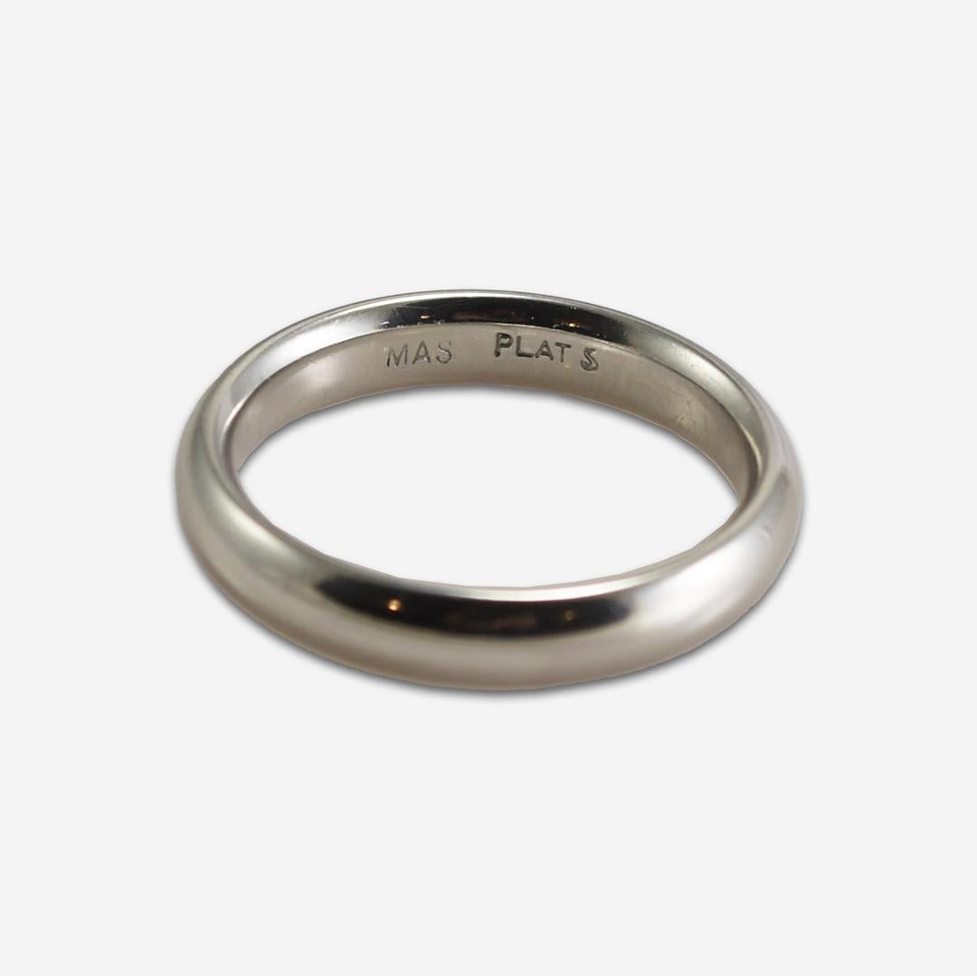 Herren-Platin Comfort Fit Band für Herren 9,8 g für Damen oder Herren im Angebot