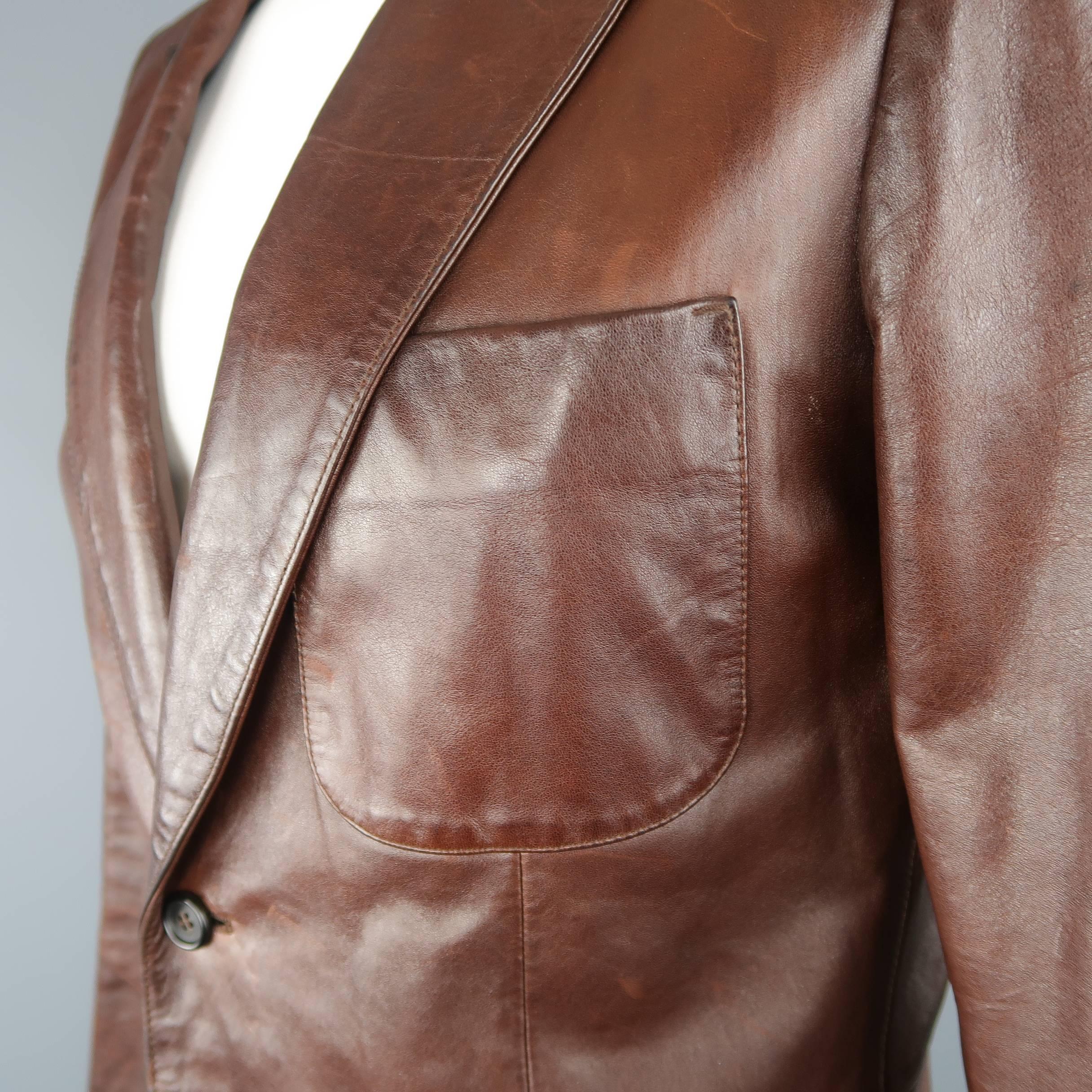 prada men's leather jacket