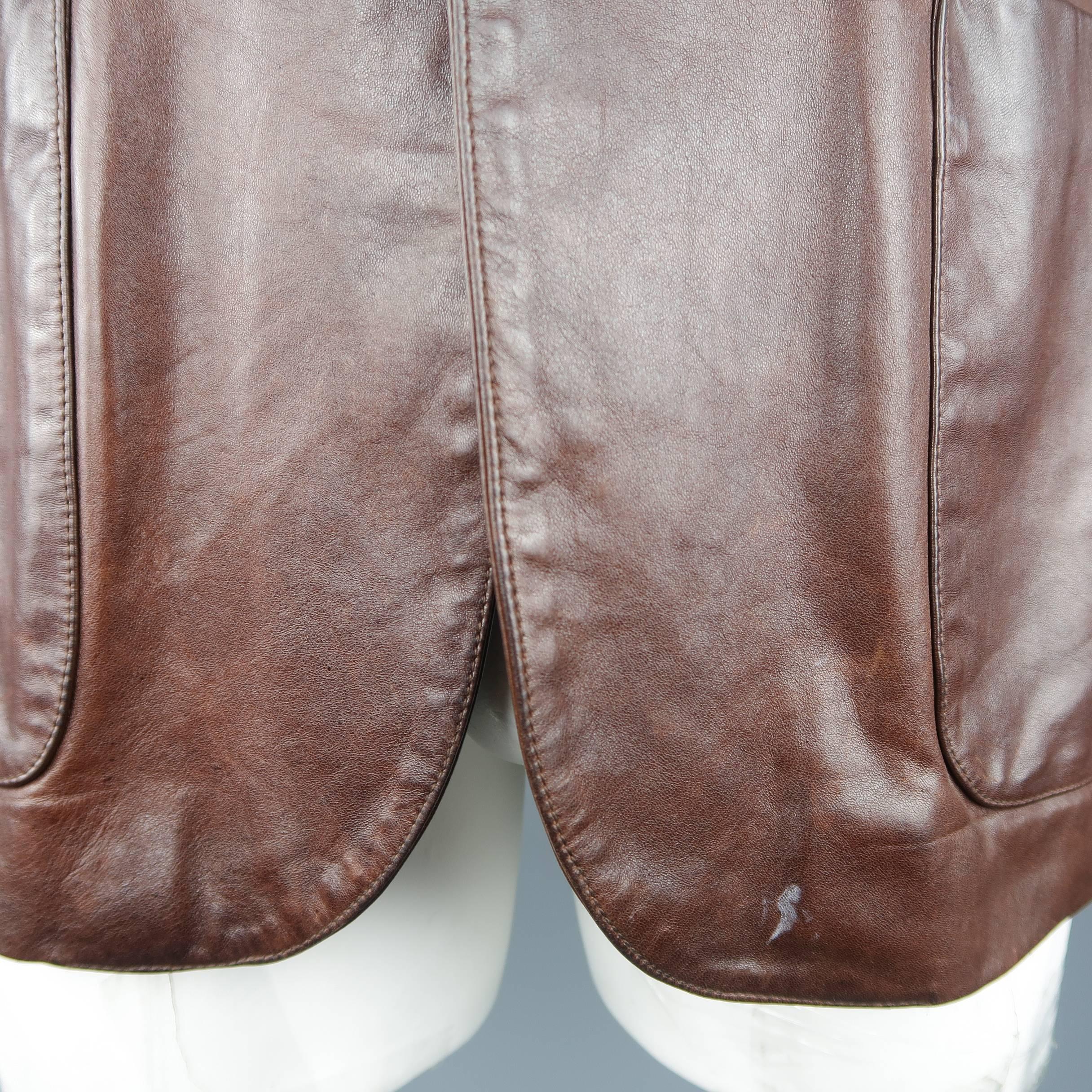 leather sport coat