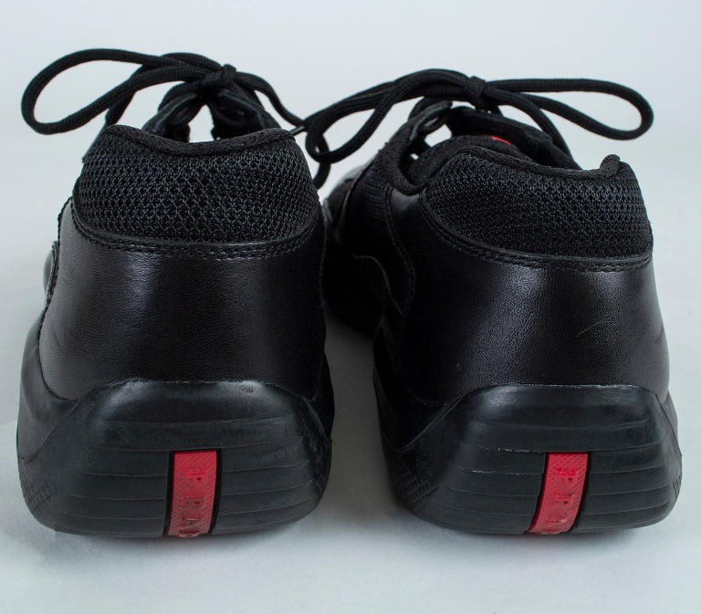 Men’s Prada America’s Cup Calfskin Low Top Sneaker, 21st Century at 1stDibs