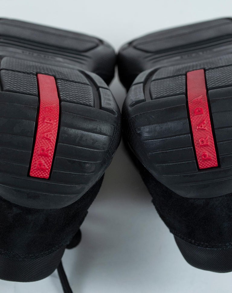 prada americas cup suede sneaker