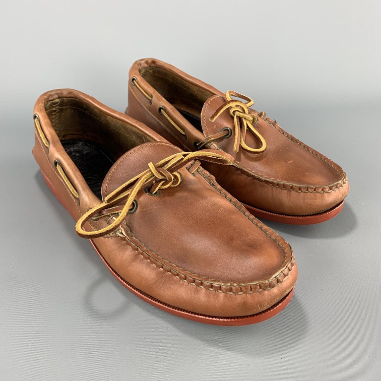 Men's QUODDY for UNIONMADE Size 8.5 Tan Leather Boat Shoes at 1stDibs ...