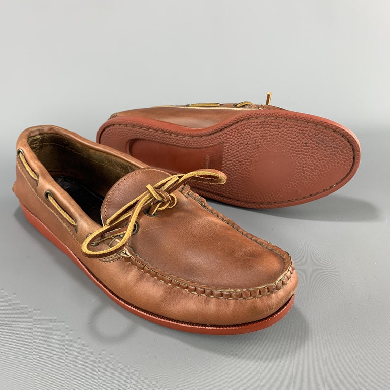 Men's QUODDY for UNIONMADE Size 8.5 Tan Leather Boat Shoes at 1stDibs ...