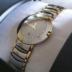 Mens Rado DiaStar Wrist Watch Titanium Date Chronograph 33mm Ceramic Band