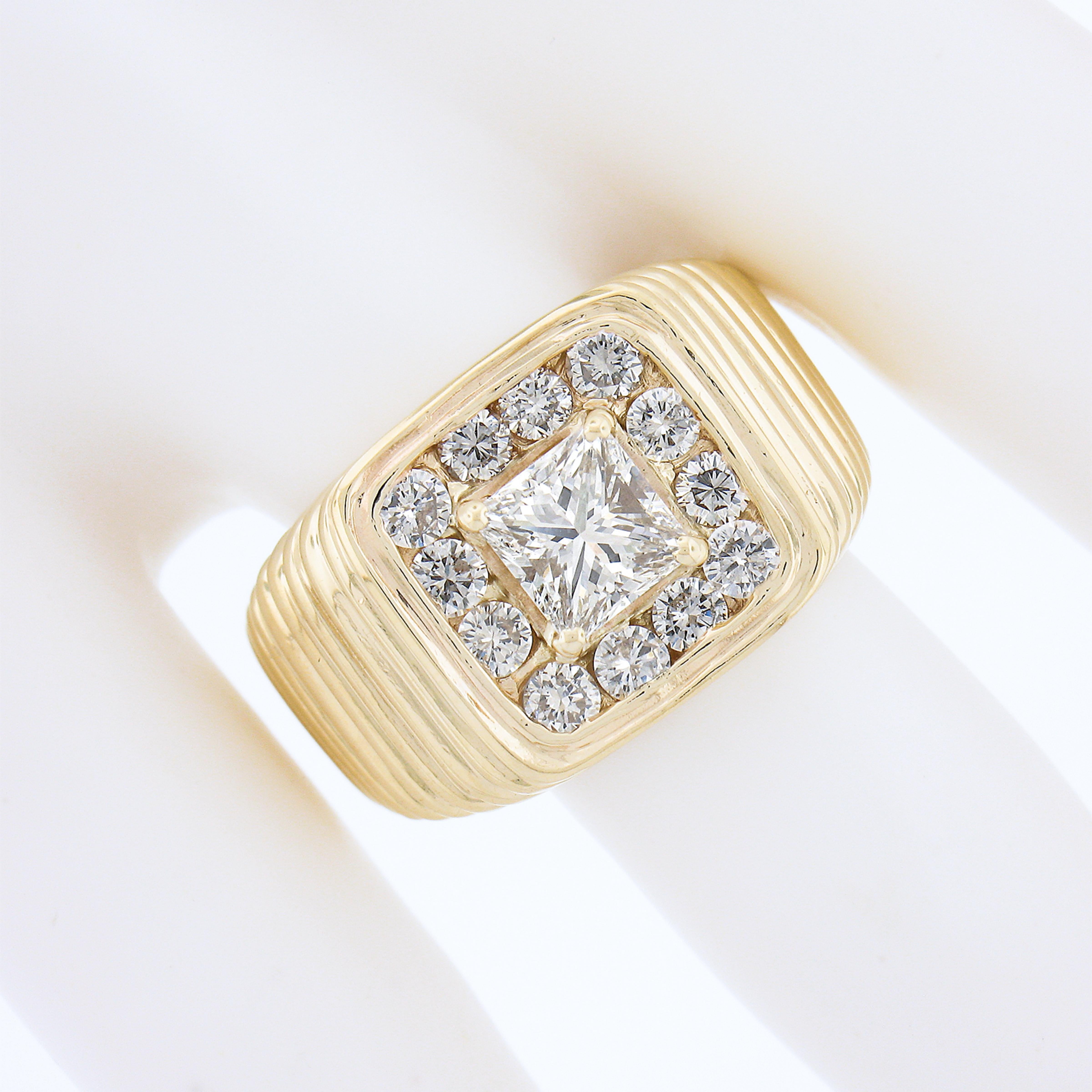 i color diamond 14kt white gold halo ring