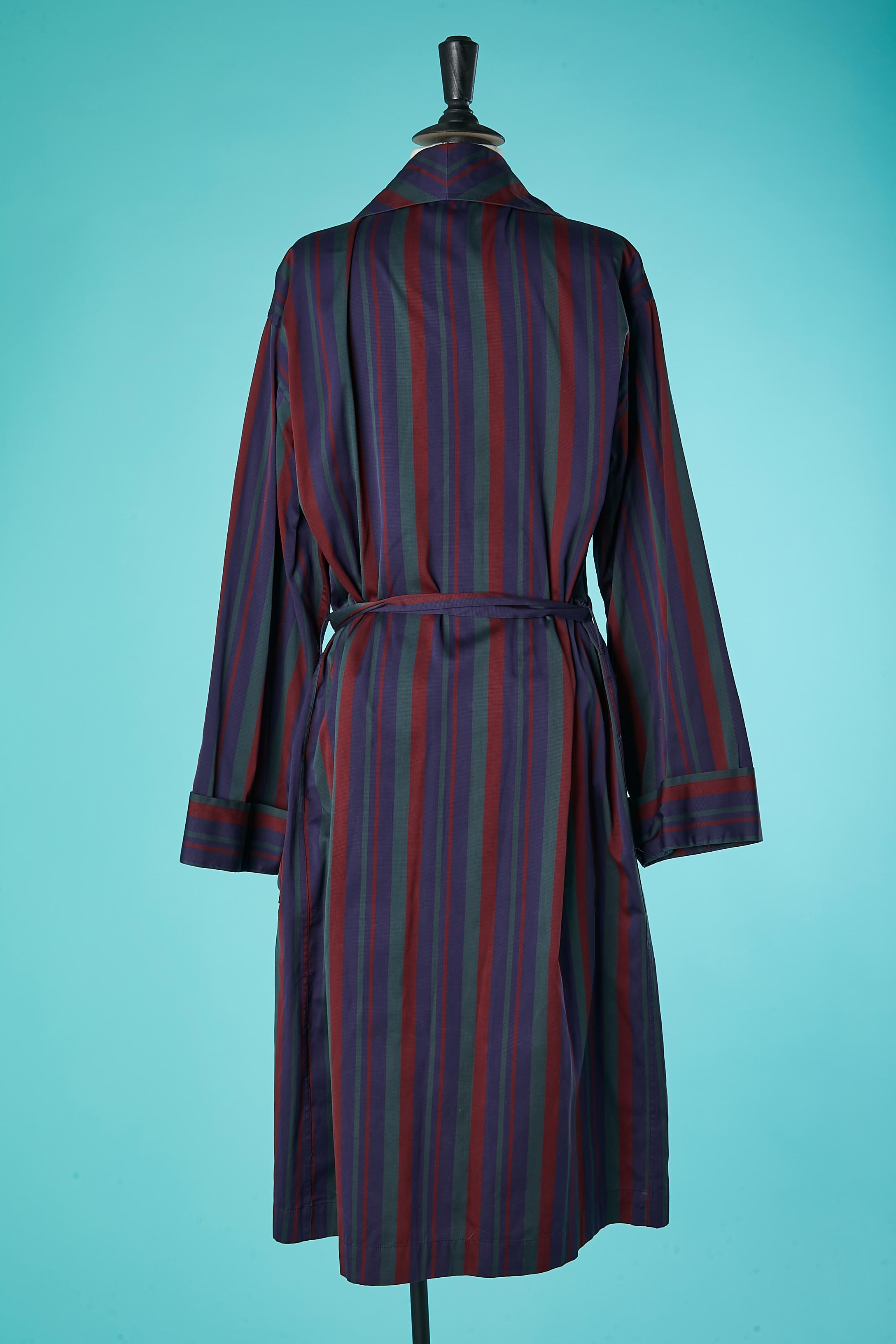 Women's or Men's Men's  Robe in striped cotton Yves Saint Laurent Pyjamas 