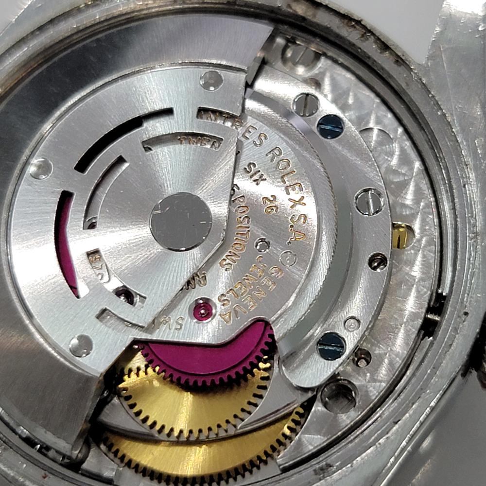 Rolex 1501 Oyster Perpetual Date Automatic con carta 1970s Tutto originale RA320 in vendita 6