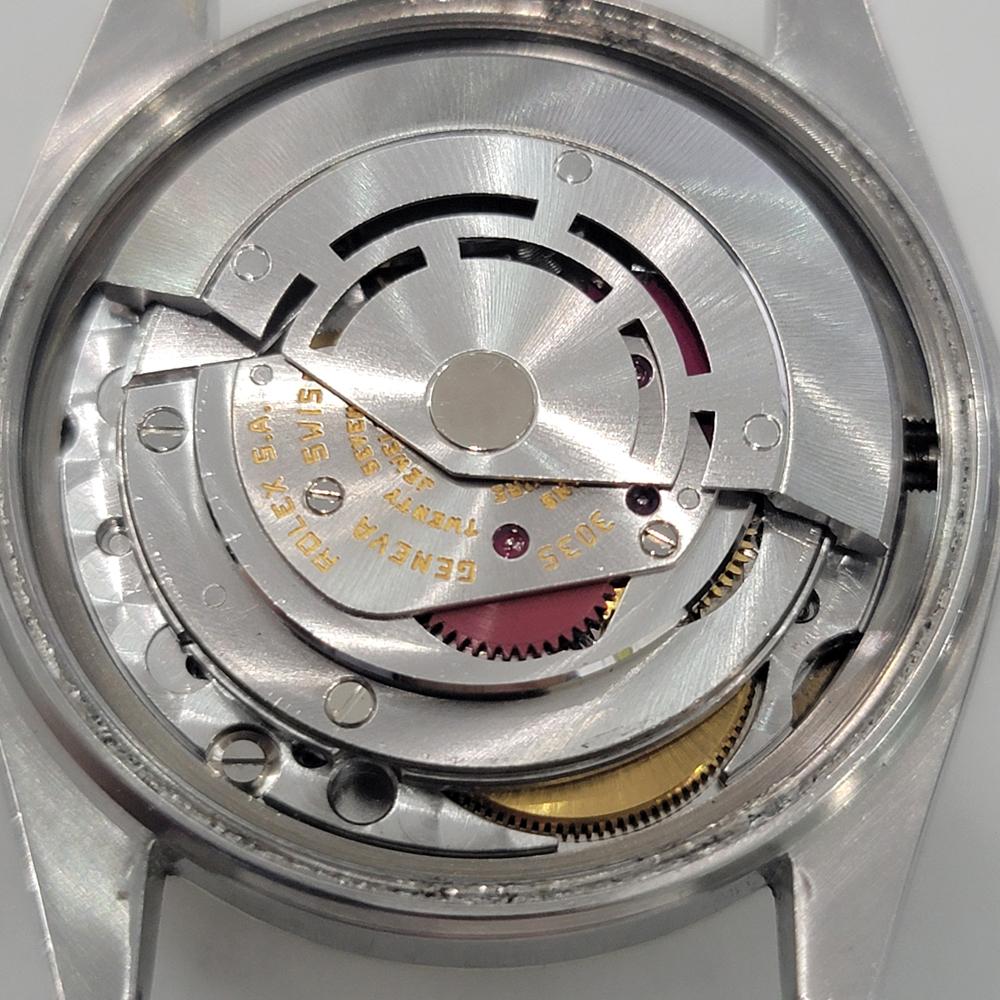 Rolex 16014 Datejust 36 mm or blanc 18 carats automatique SS des années 1970 vintage RA518B en vente 7