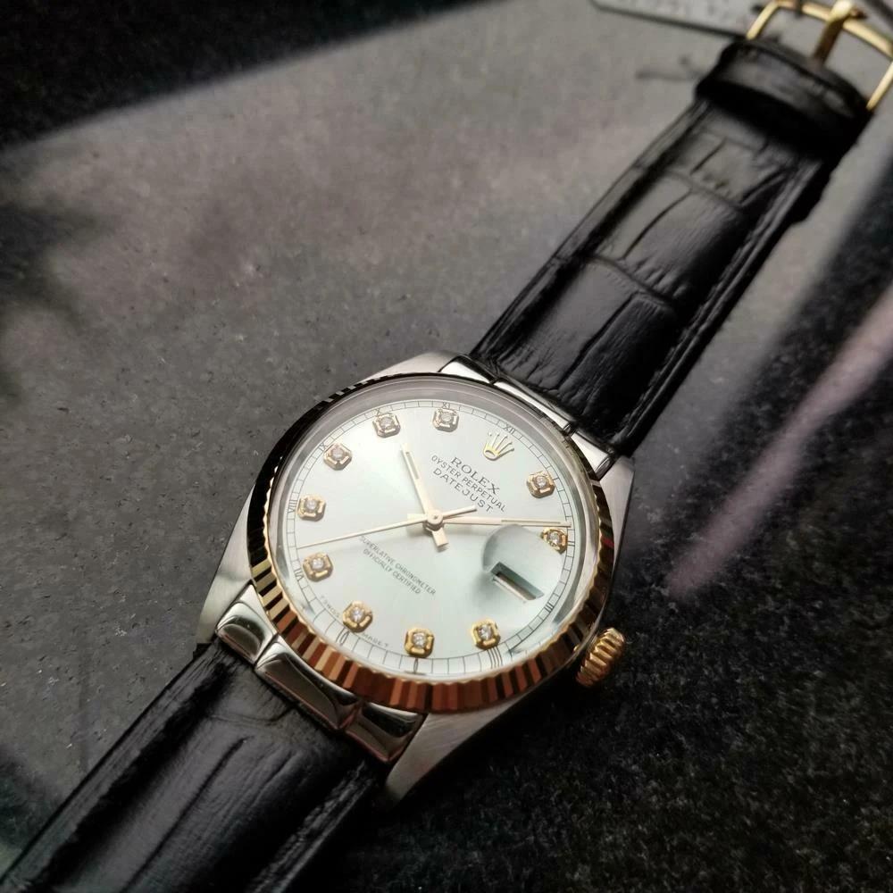 rolex 18k silver