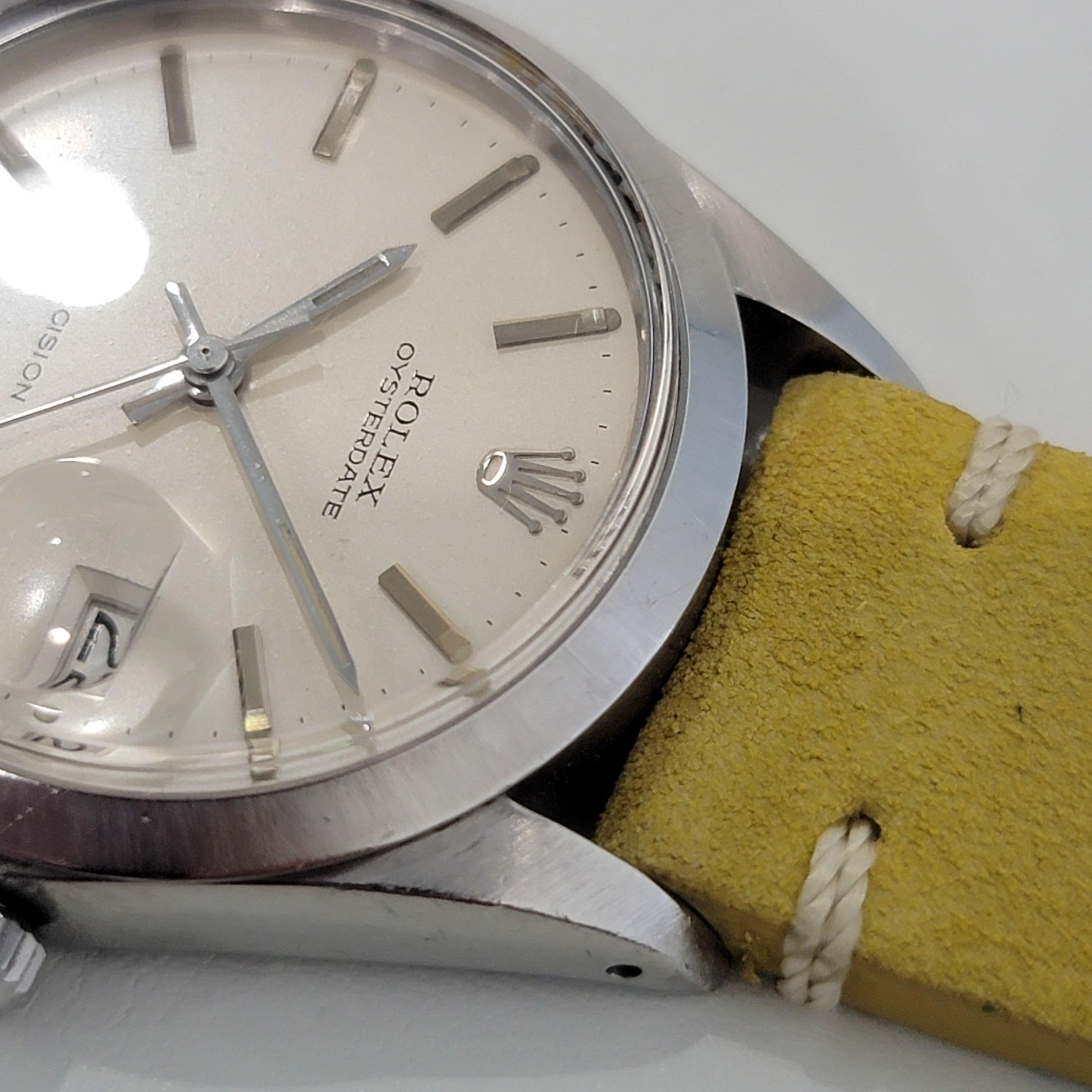 Mens Rolex 6694 Oysterdate Precision 1960s w Original Box Paper Manual RA261Y For Sale 2