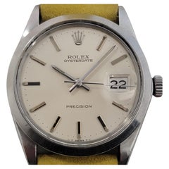 Herren Rolex 6694 Oysterdate Precision 1960er Jahre mit Originalverpackung Papier manuell RA261Y