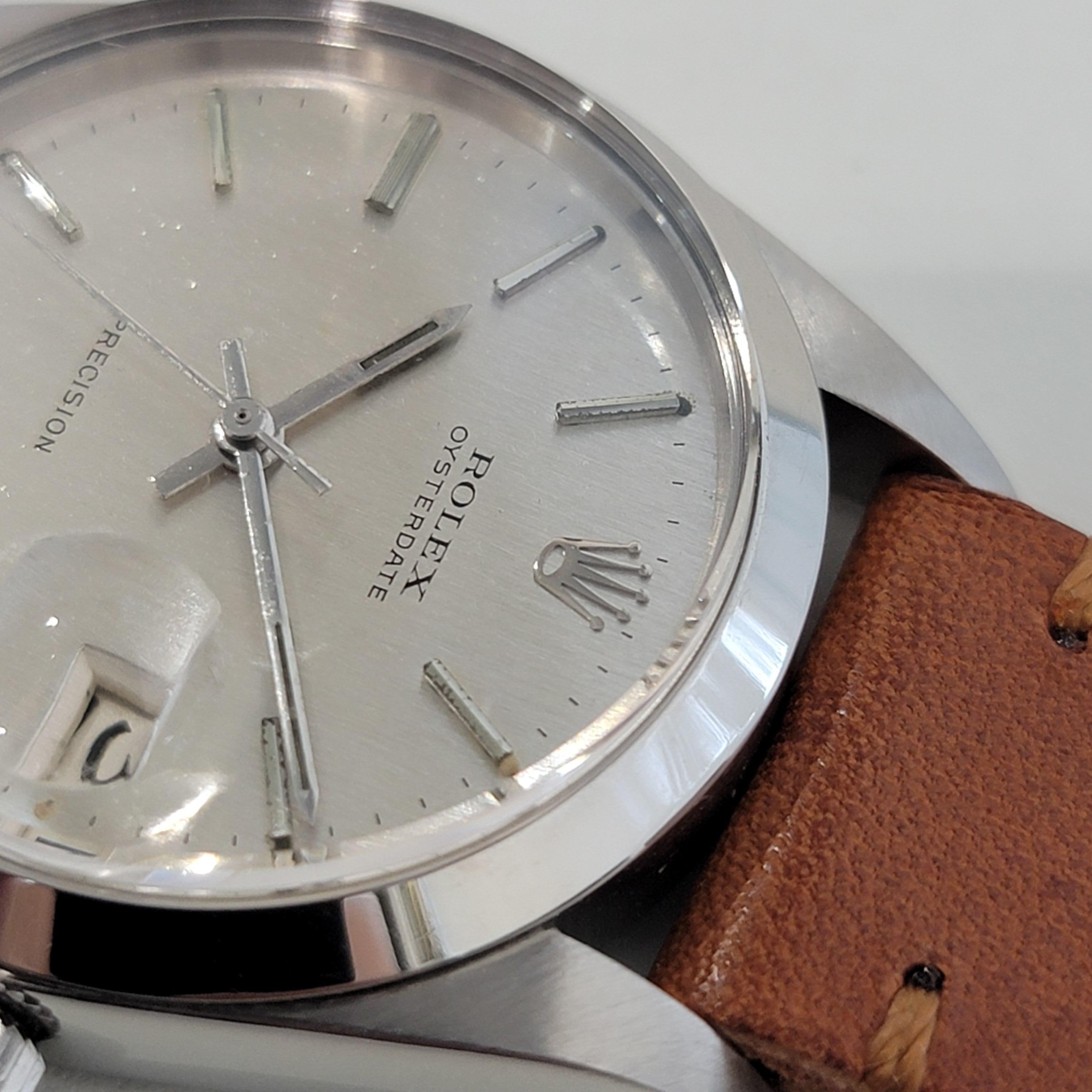 Mens Rolex 6694 Oysterdate Precision Manual Wind 1960s Vintage Classic RJC198T For Sale 2
