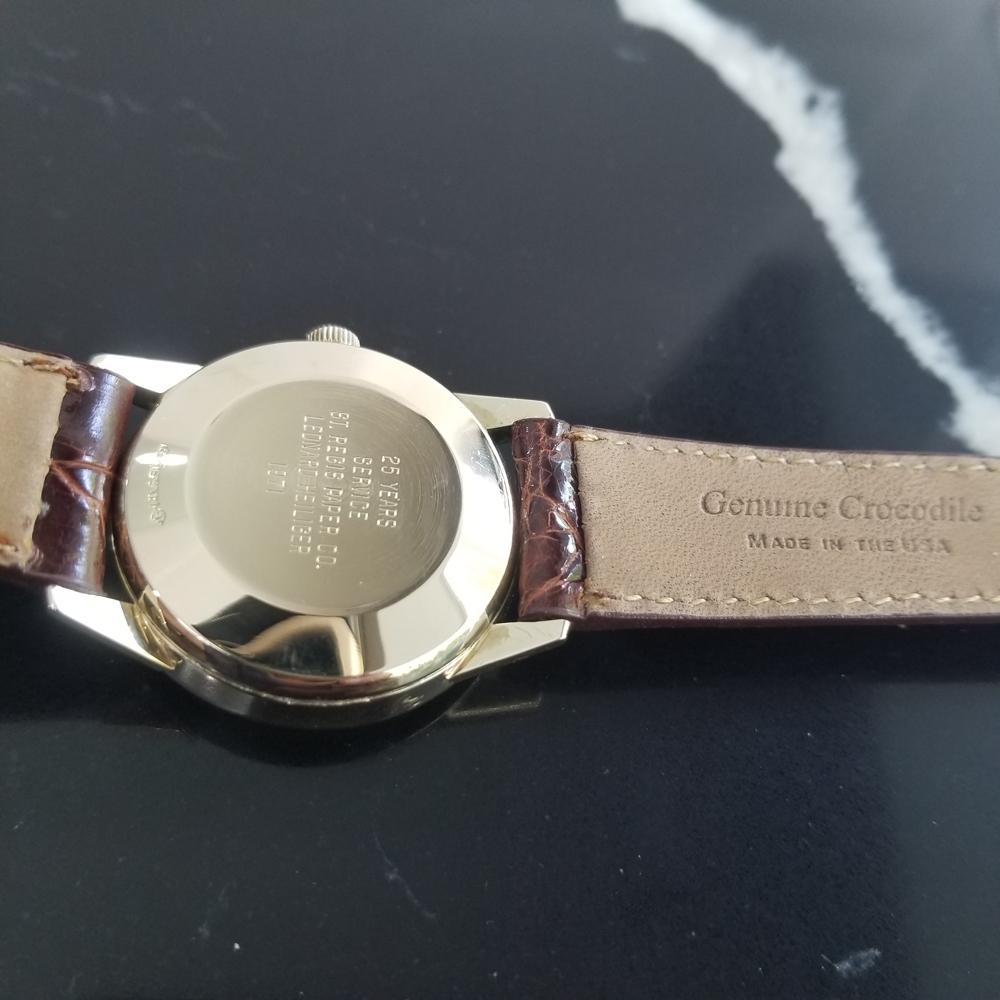 Men’s Rolex 7002 14k Gold-Filled Automatic Dress Watch circa 1970s w/Paper MA196 3