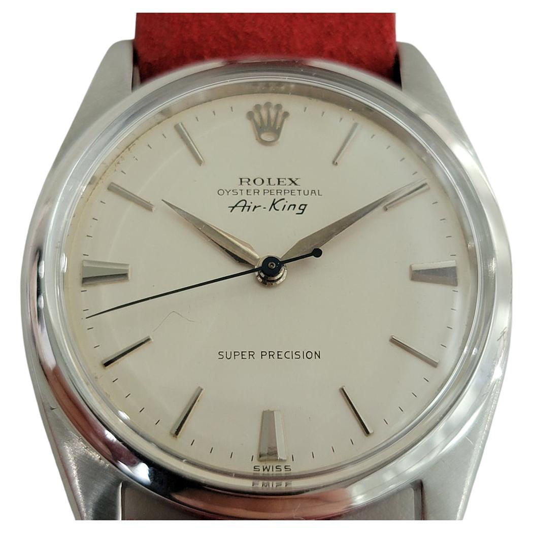 Mens Rolex Air-King Super Precison Ref 5504 Automatic 1950s Vintage RA193