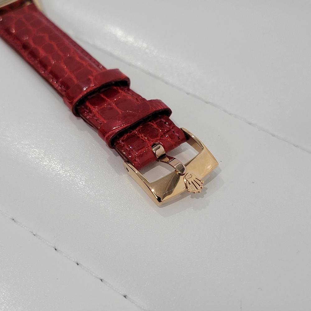Rolex Cellini Geneve 3807 para hombre de oro macizo de 18 quilates de cuerda manual de los años 70 de lujo RA361 3