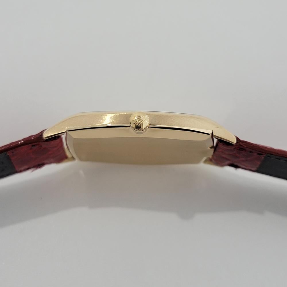 Rolex Cellini Geneve 3807 para hombre de oro macizo de 18 quilates de cuerda manual de los años 70 de lujo RA361 4