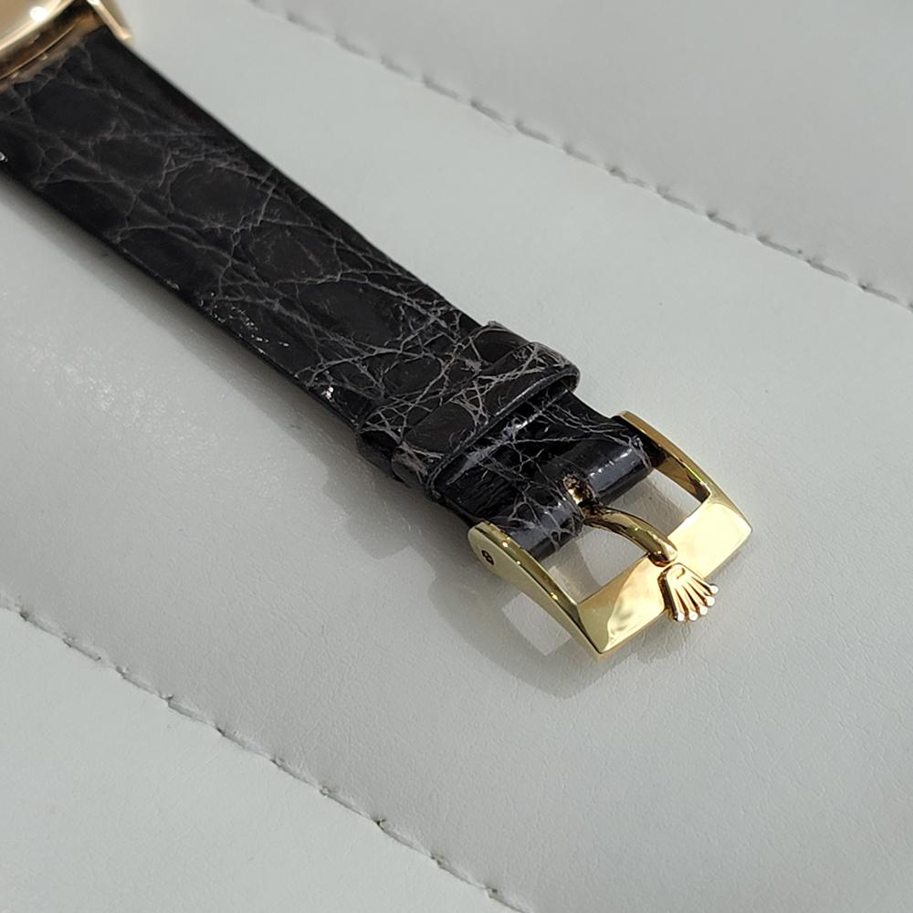 Mens Rolex Cellini Geneve Ref 3806 32mm 18k Solid Gold Manual Wind 1970s RA474 4