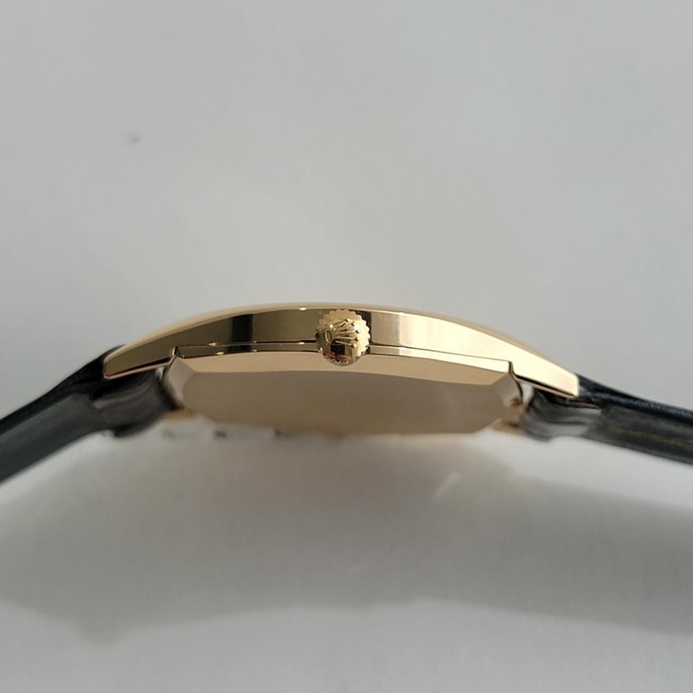 Mens Rolex Cellini Geneve Ref 3806 32mm 18k Solid Gold Manual Wind 1970s RA474 5