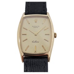 Mens Rolex Cellini Geneve Ref 3807 18k Solid Gold Manual Wind 1970s Swiss RA361B