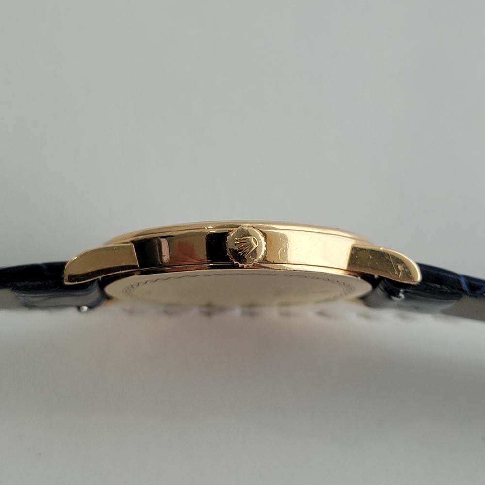 Mens Rolex Cellini Geneve Ref 5115 18k Solid Gold Manual Wind 2000s Swiss RA385 2