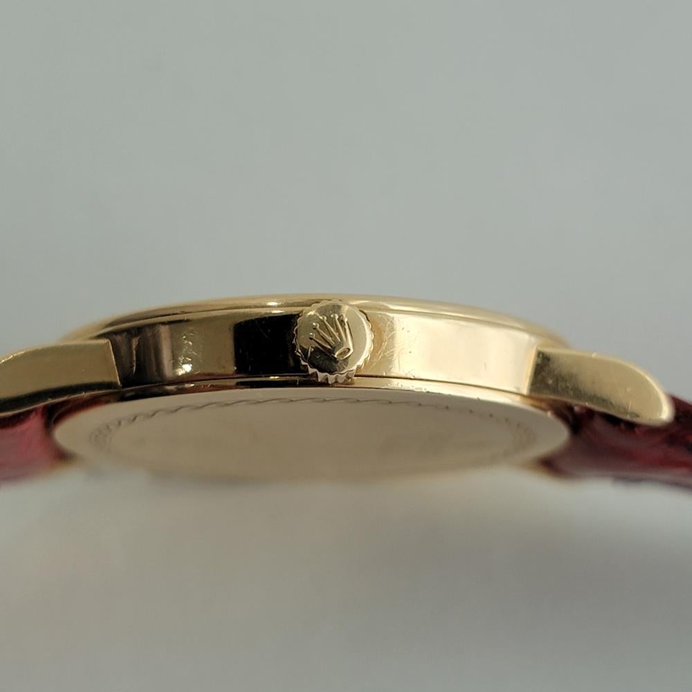 Herren Rolex Cellini Geneve Ref 5115 18k Massivgold Handaufzug 2000er Jahre Schweizer RA385R 5