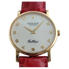 Herren Rolex Cellini Geneve Ref 5115 18k Massivgold Handaufzug 2000er Jahre Schweizer RA385R