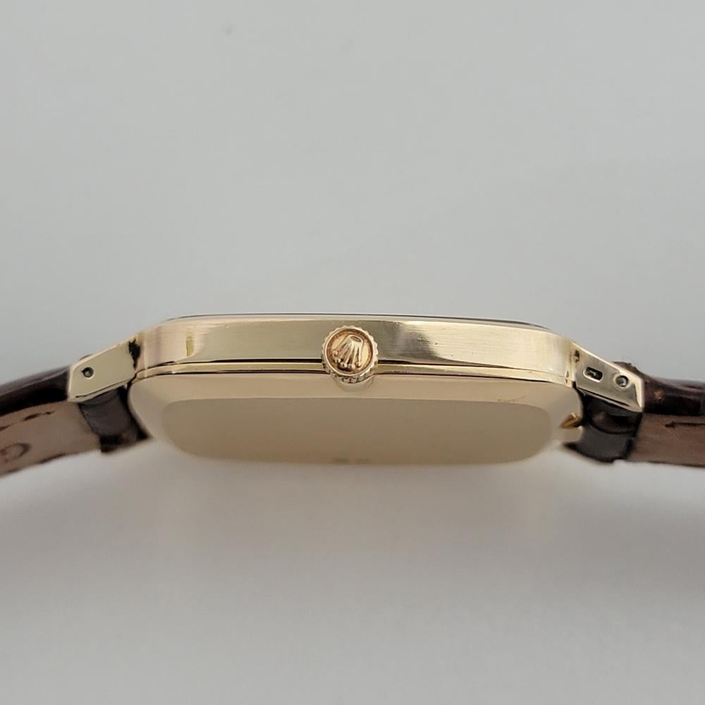 Mens Rolex Cellini Ref 4113 27mm 18k Solid Gold 1970er Vintage Luxury RA386 5