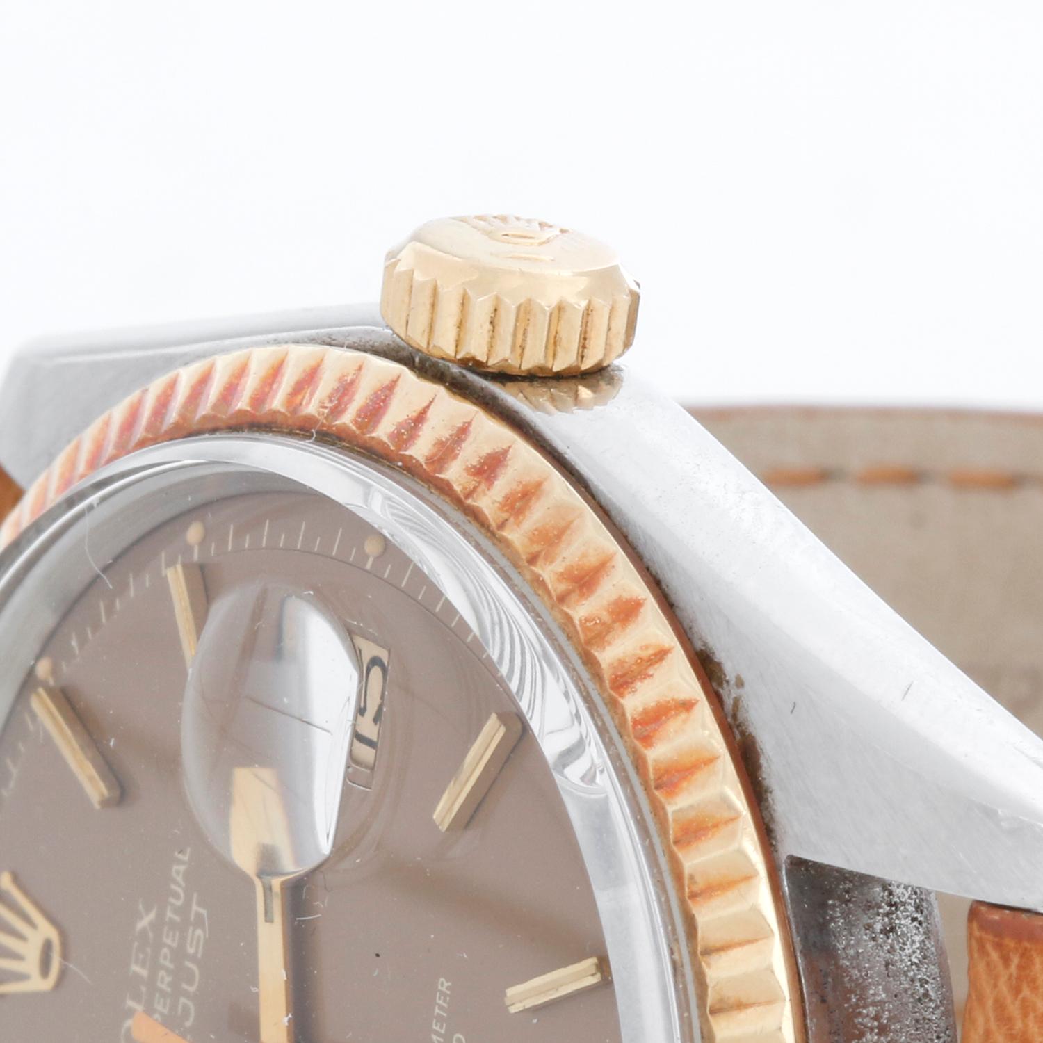 Men's Rolex Datejust 2-Tone Watch 1601 In Excellent Condition In Dallas, TX