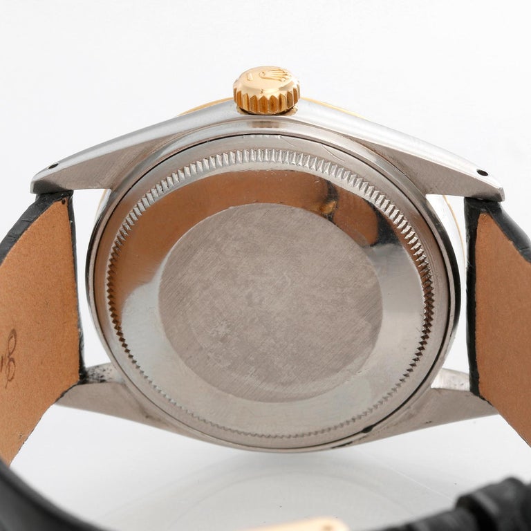 Men's Rolex Datejust 2-Tone Watch 1601 For Sale 1