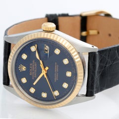 Men's Rolex Datejust 2-Tone Watch 16013