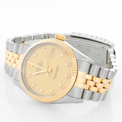 Men's Rolex Datejust 2-Tone Watch 16013