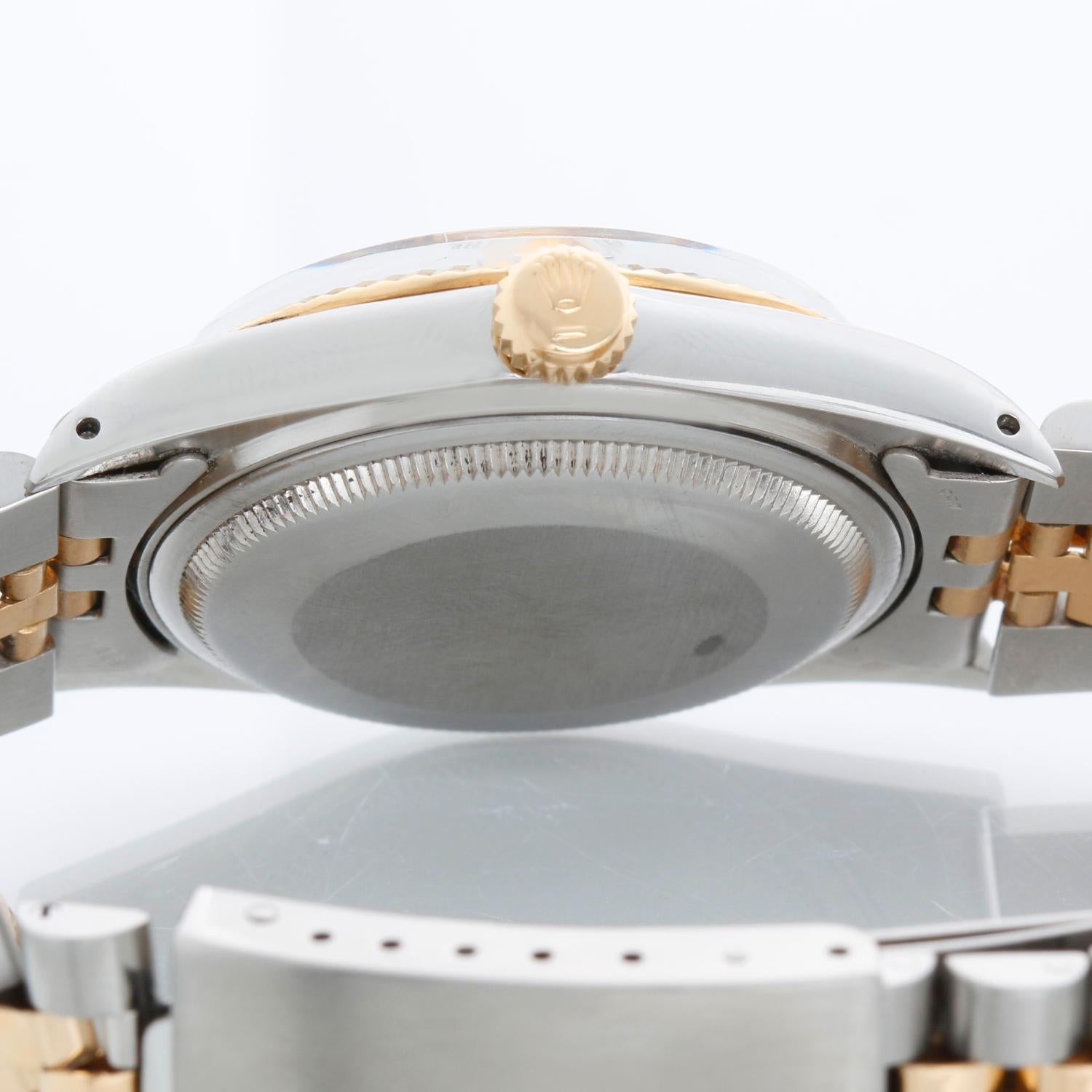 Rolex Datejust 2-Tone Herrenuhr 16013 im Angebot 2