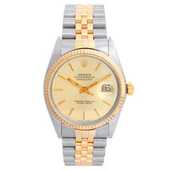 Vintage Men's Rolex Datejust 2-Tone Watch 16013