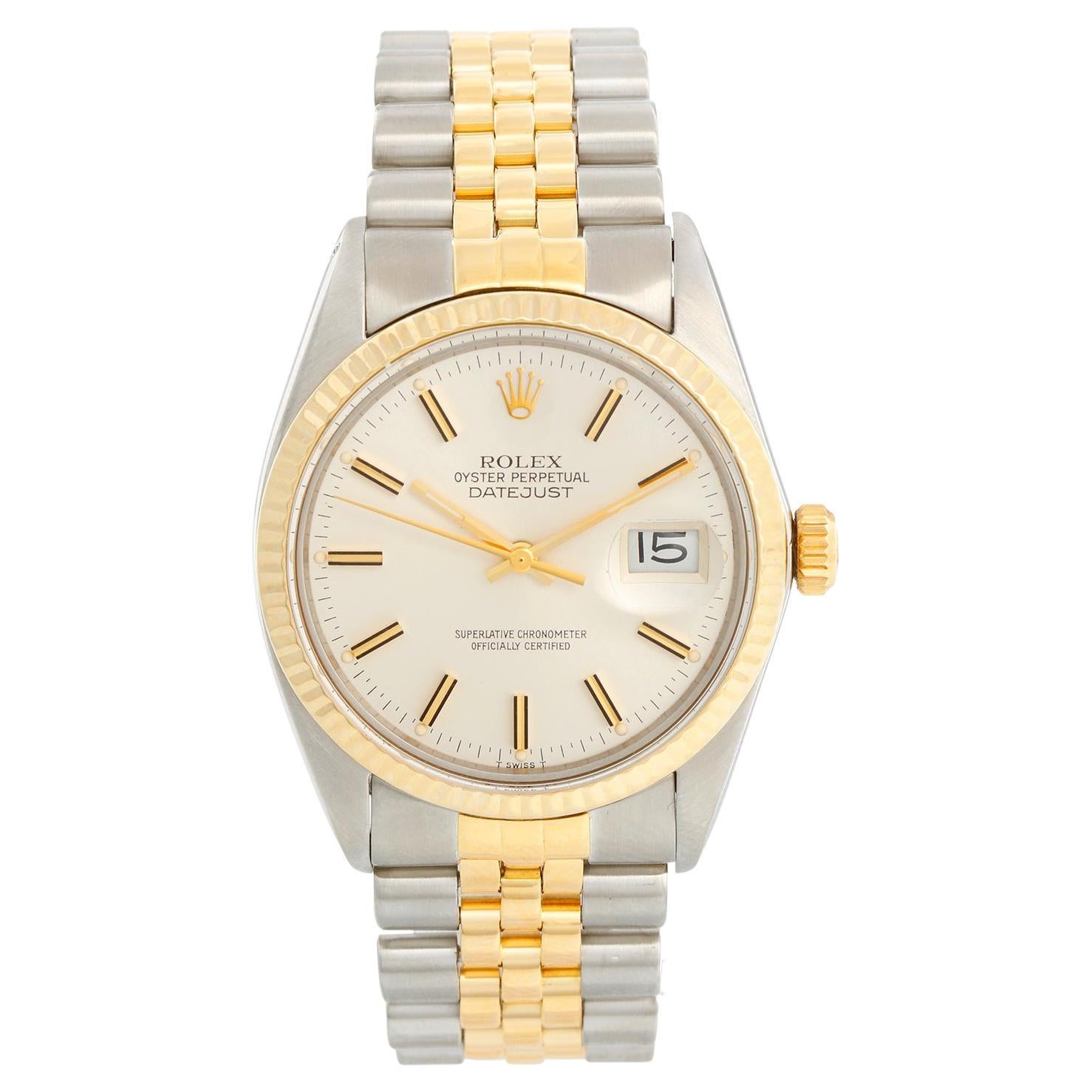 Men's Rolex Datejust 2-Tone Watch 16013