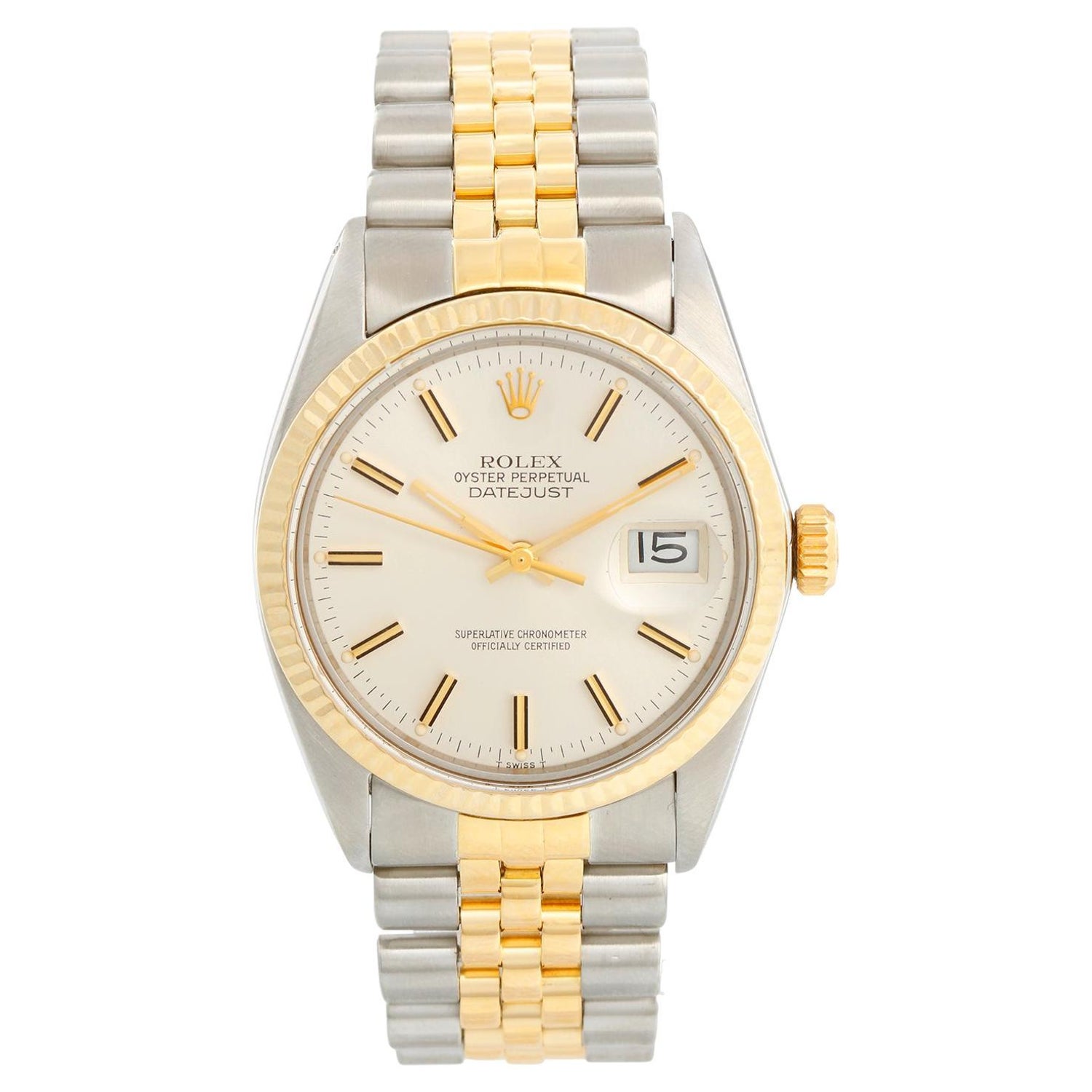 Rolex Oyster Perpetual Datejust 16013 Mens Watch For Sale at 1stDibs