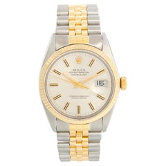 Rolex Herrenuhr Datejust 2-Ton 16013