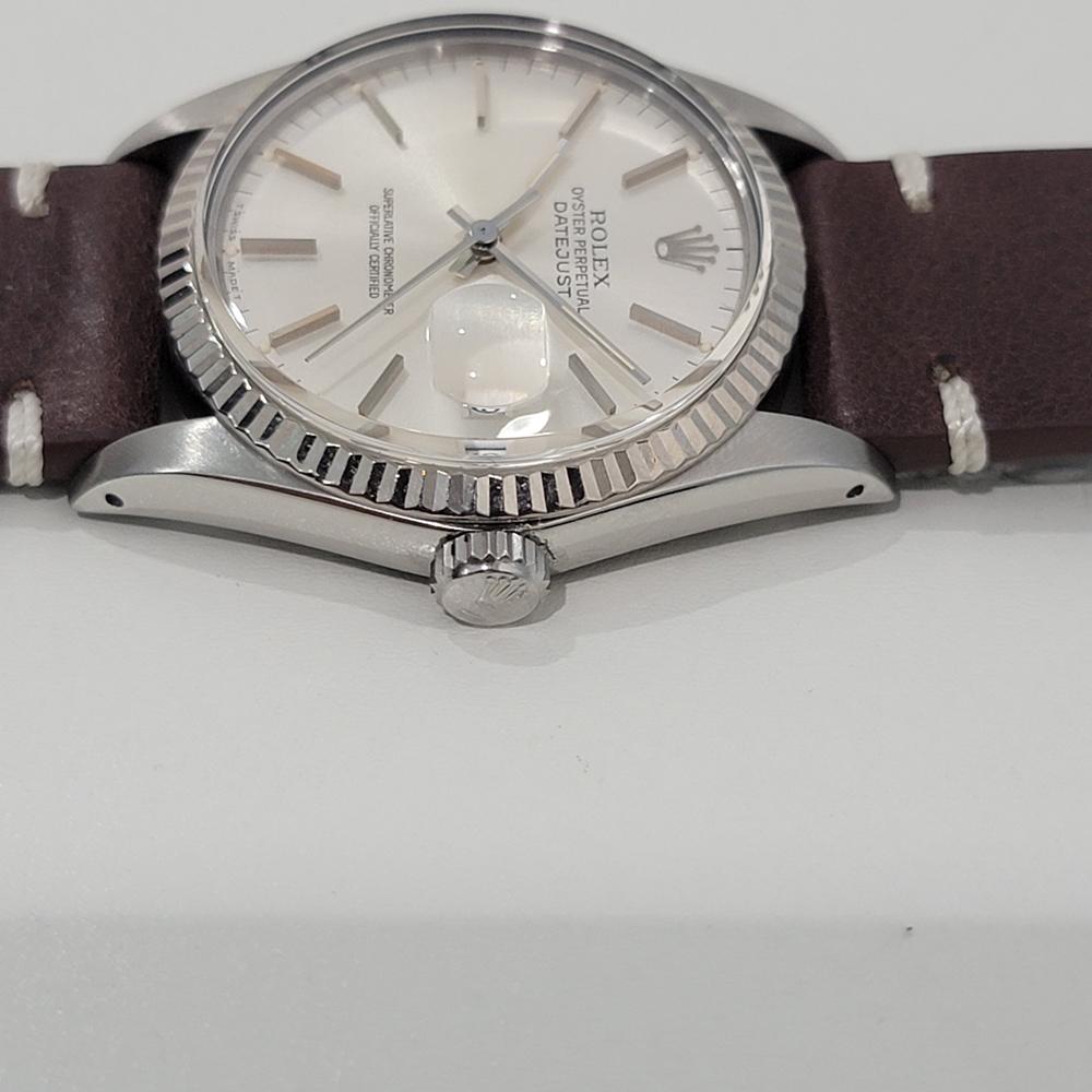 Mens Rolex Datejust Ref 16014 36mm 18k Gold SS  Automatic 1980s Swiss  RA487B 1