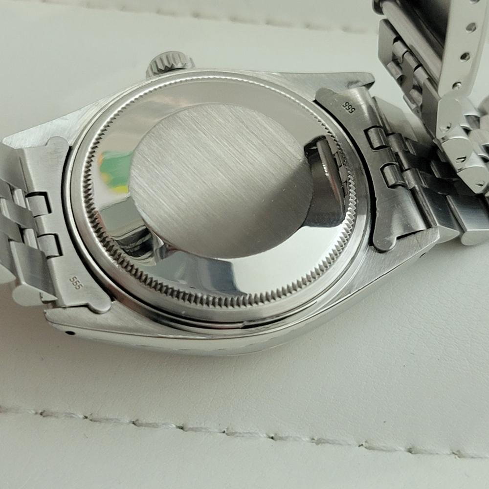 Mens Rolex Datejust Ref 16014 36mm 18k White Gold SS Automatic 1970s Swiss RA486 5