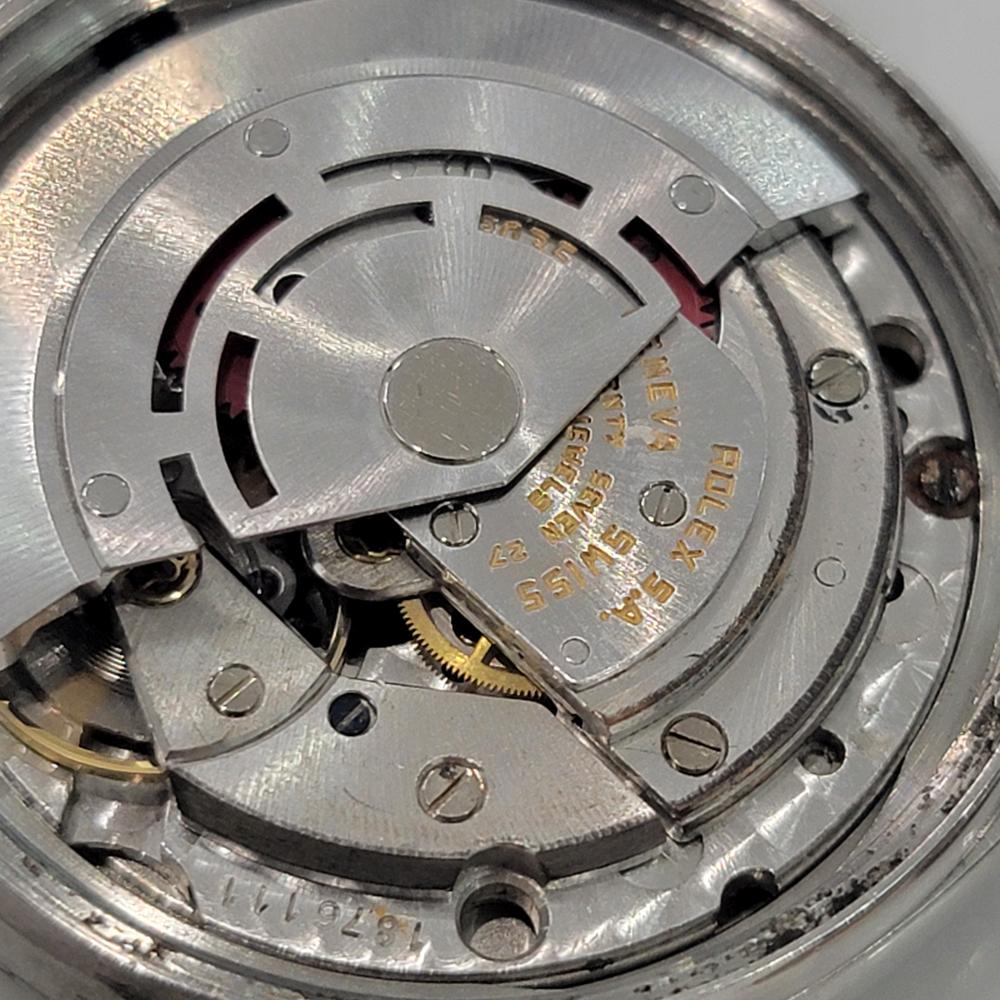 Mens Rolex Datejust Ref 16014 36mm 18k White Gold SS Automatic 1970s Swiss RA515 For Sale 8