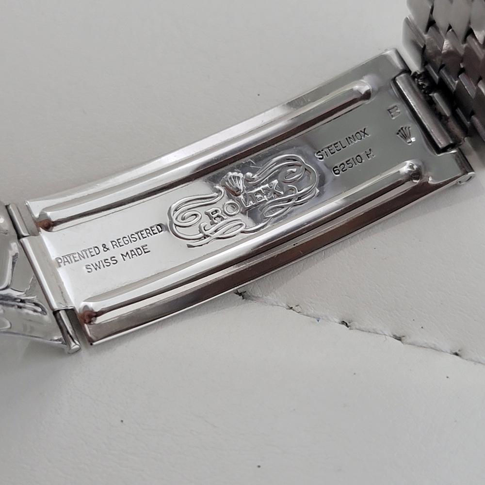 Mens Rolex Datejust Ref 16014 36mm 18k White Gold SS Automatic 1970s Swiss RA515 For Sale 5
