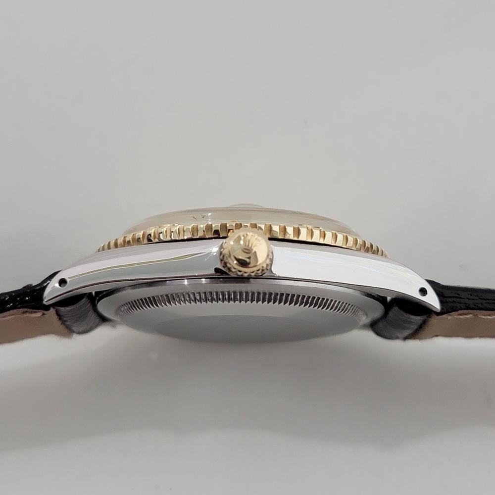 Mens Rolex Datejust Ref 1625 Thunderbird 36mm 18k Gold SS Automatic 1970s NA102 For Sale 4