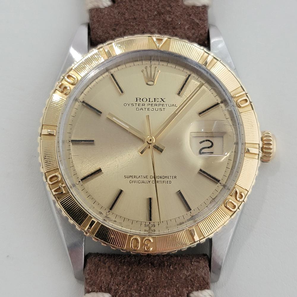 Timeless classic, Men's 18k solid gold and stainless steel Rolex 