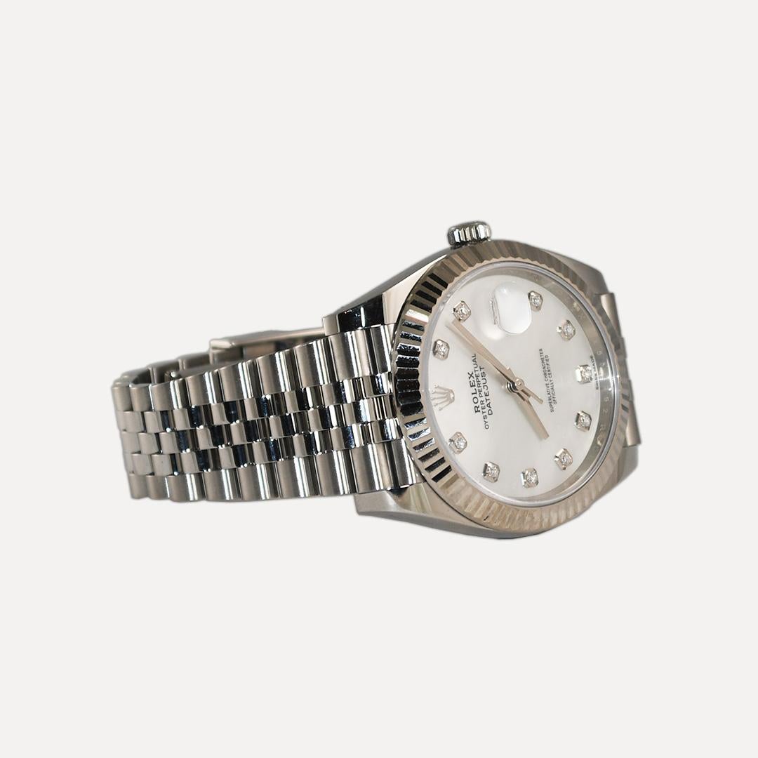 rolex datejust mother of pearl 41