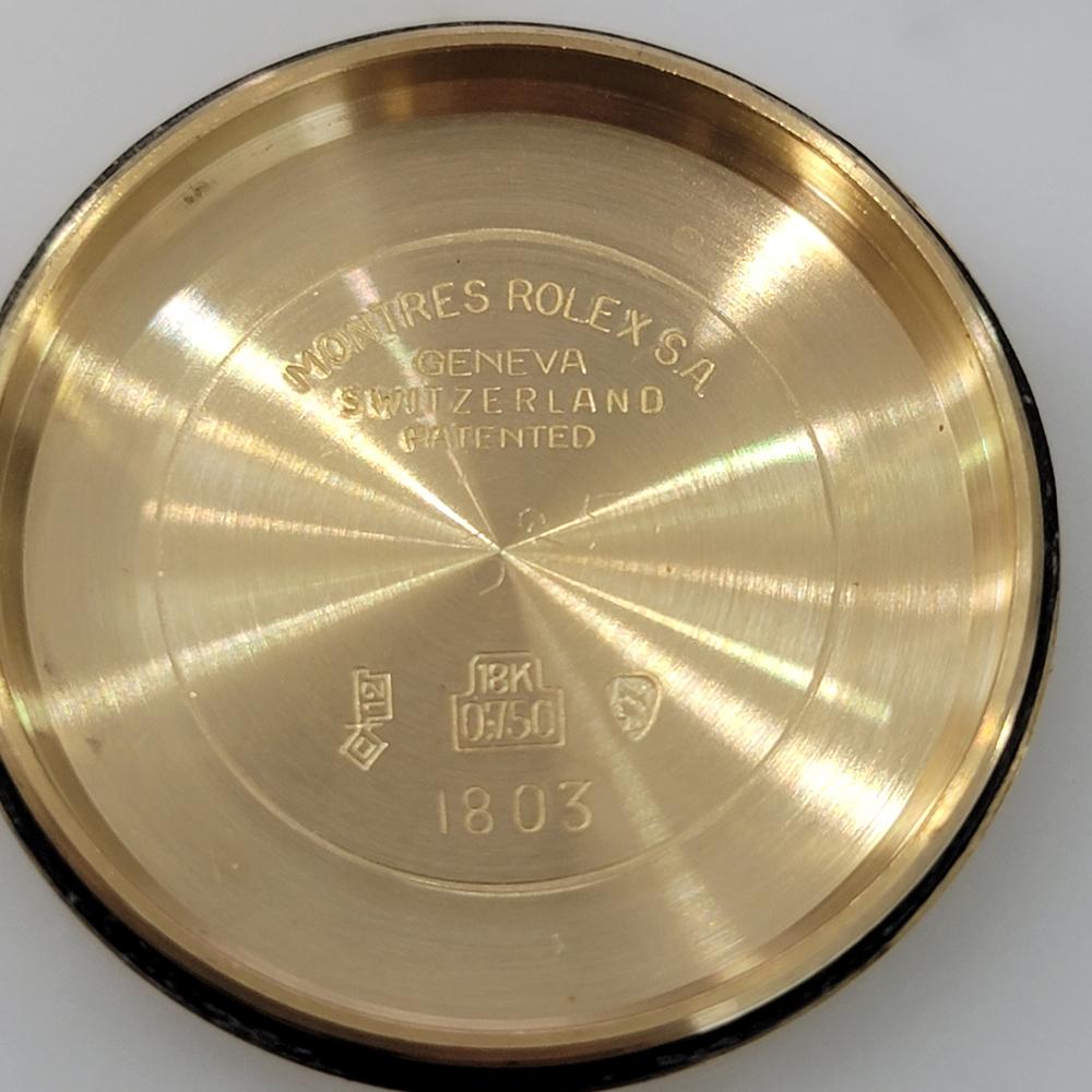 Mens Rolex Day Date President 1803 36mm 18k Gold Automatic 1960s Vintage RJC209 4