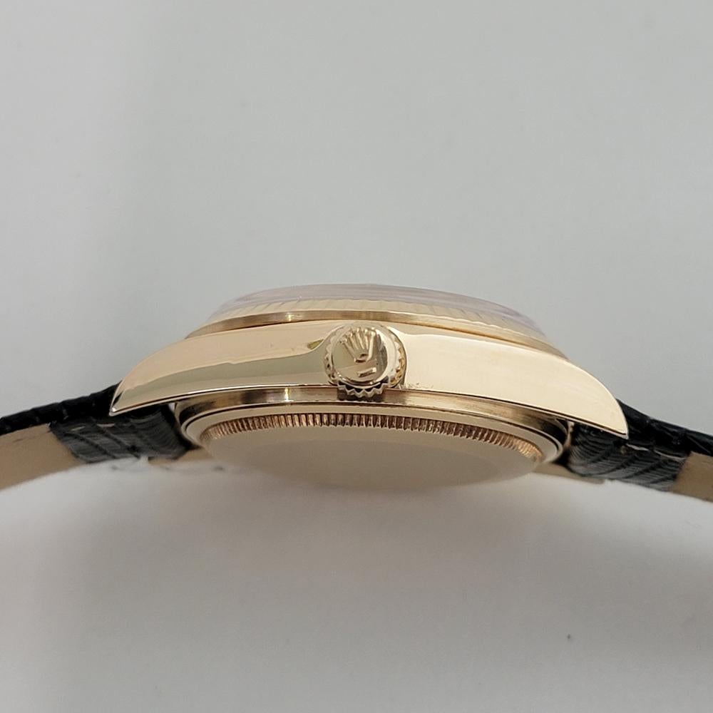 Mens Rolex Day Date President 18038 18k Gold Automatic 1980s w Papers NA101 4