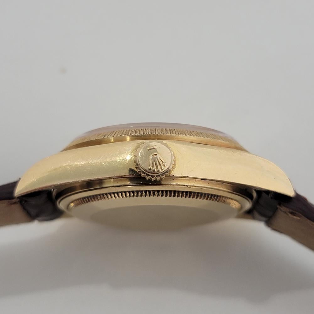 Mens Rolex Day Date President 18078 18k Solid Gold Automatic 1970s Luxury RA409 4