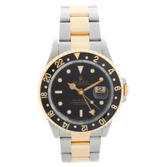 Men's Rolex GMT-Master II Men's 2-Time Zone Watch 16713