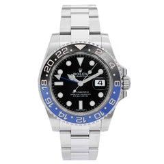 Rolex Stainless steel GMT-Master II Automatic Wristwatch 