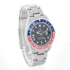 Orologio da uomo Rolex GMT - Master II 16710 Pepsi con ghiera girevole
