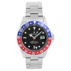 Men's Rolex GMT - Master II Watch 16710 Pepsi Rotating Bezel